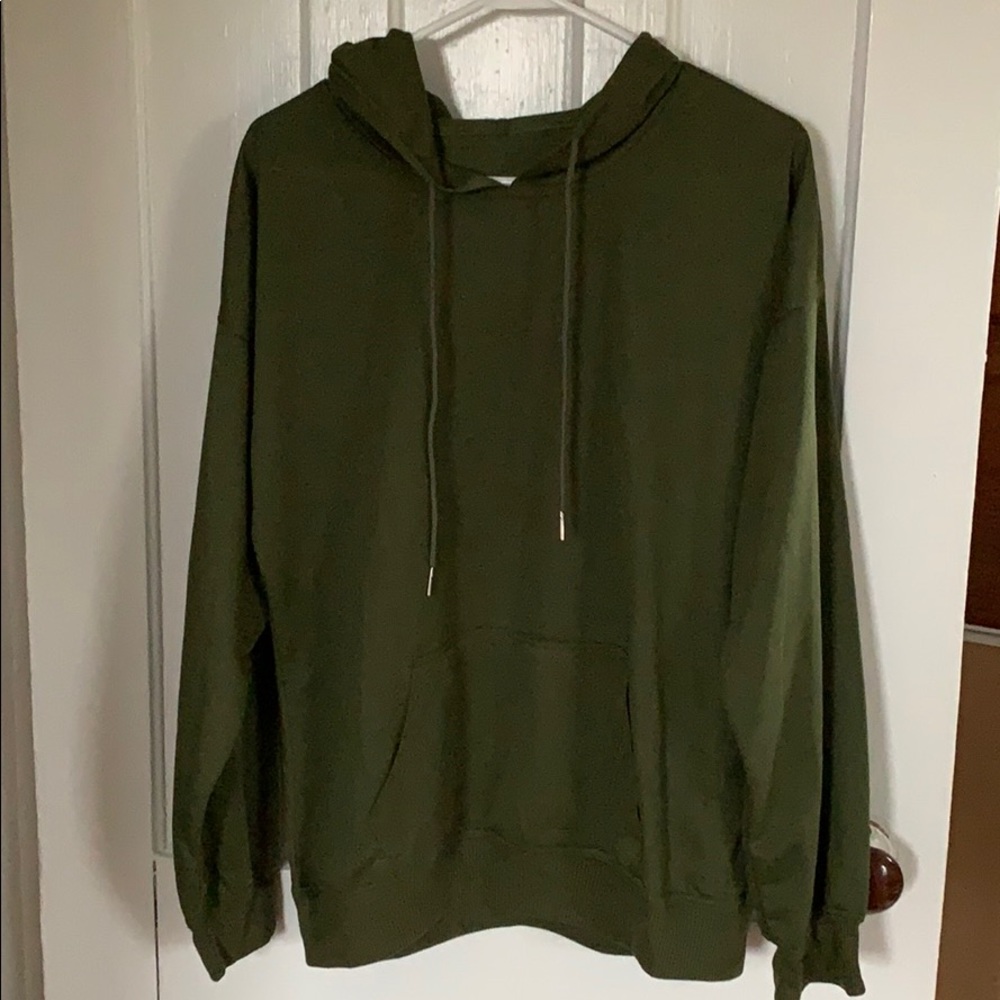 Lightweight Olive Green Hoodie